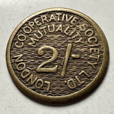 🌹外币初藏🌹🐯2026年第30场   每周二四六晚8️⃣点 接代拍 - 英国伦敦合作协会 2先令 Token 黄铜代用币