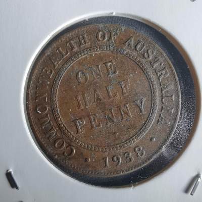 沼泽如烟--第1026场 - 澳大利亚1938年半便士