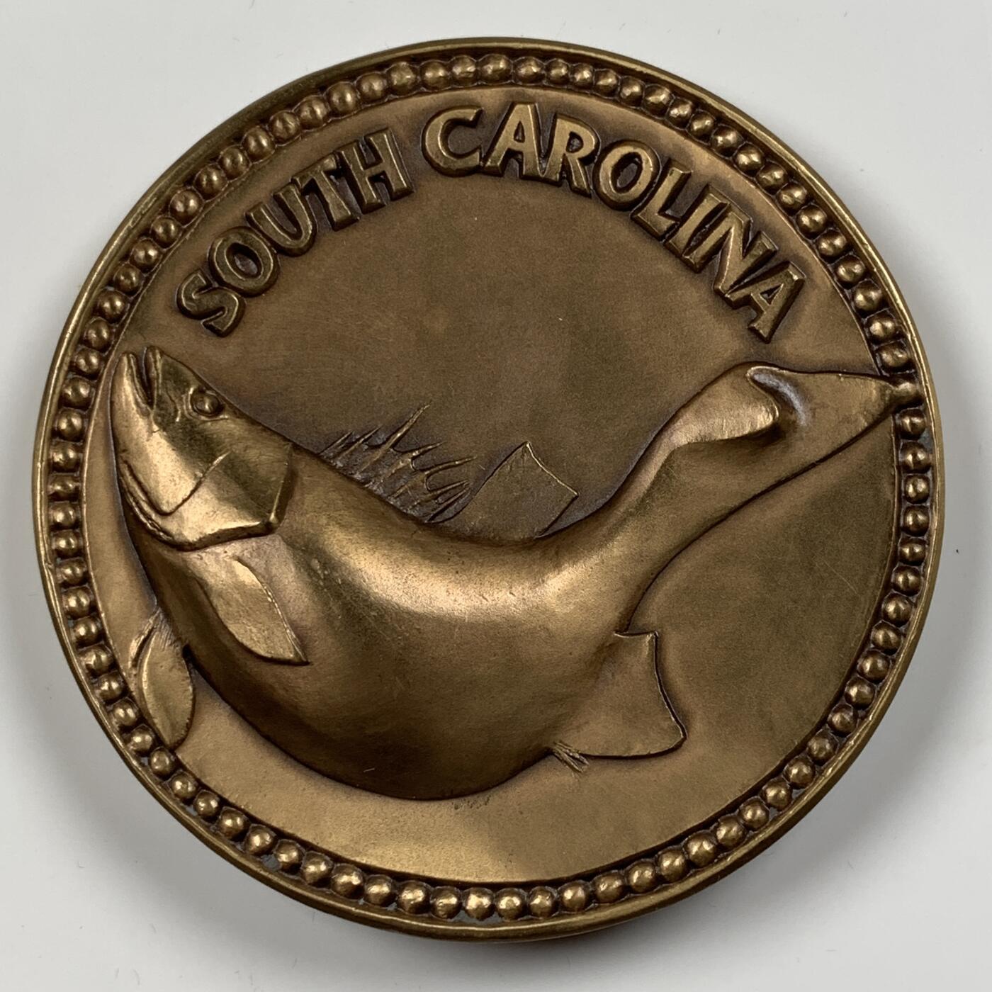 掌中浮雕-藏着的欧洲第055场 2003年美国布鲁克林公园#31号大铜章，76mm，原盒带证书，雕刻家：Leonda Froehlich Finke