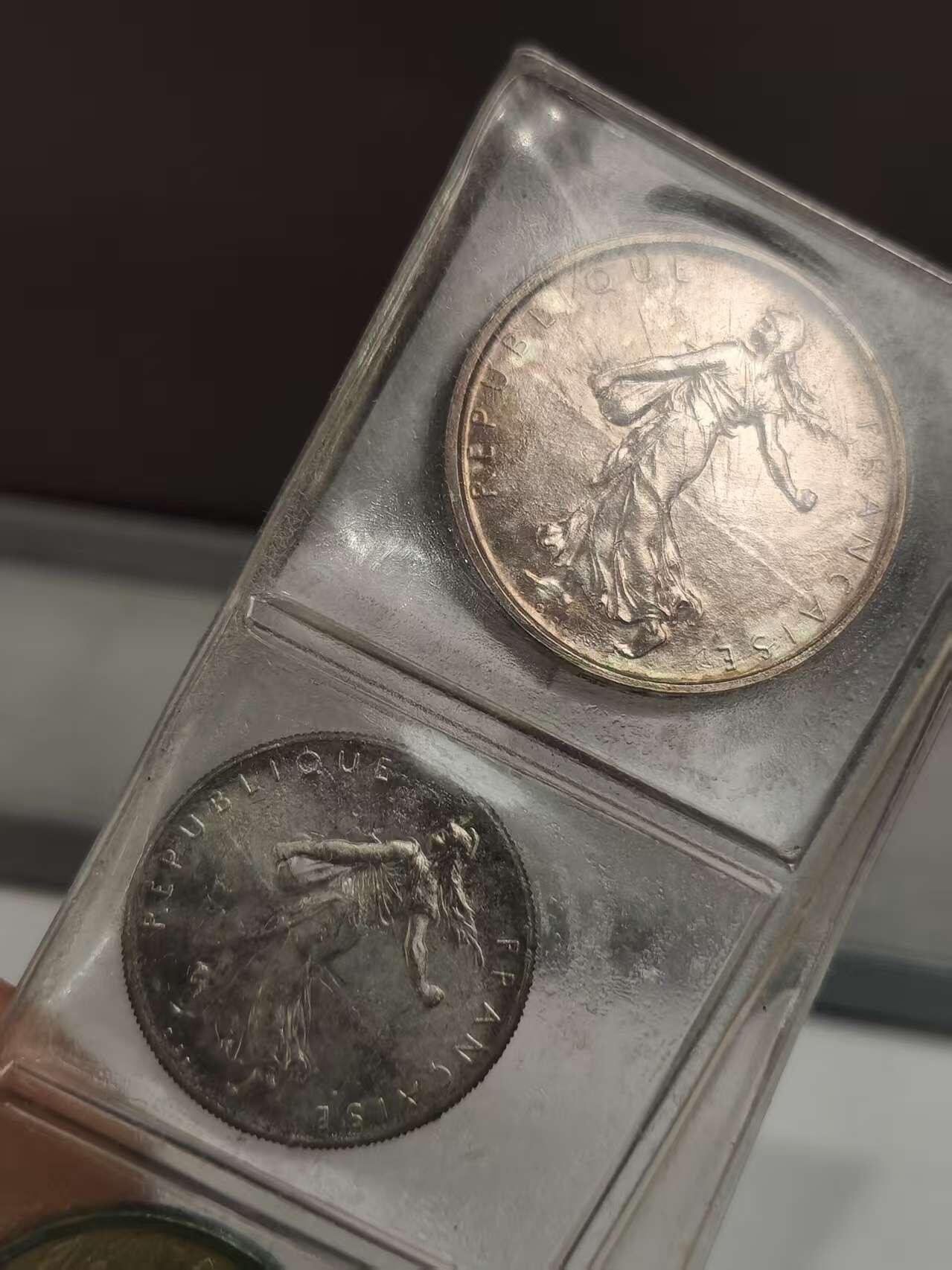 G&W世界散币，银币处理专场（第46场） 法国1964年7枚套  2银