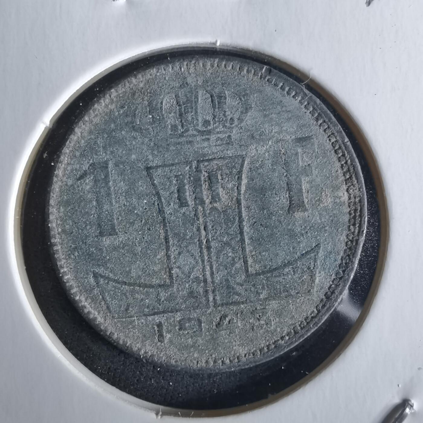 沼泽如烟--第1026场 比利时1943年1法郎