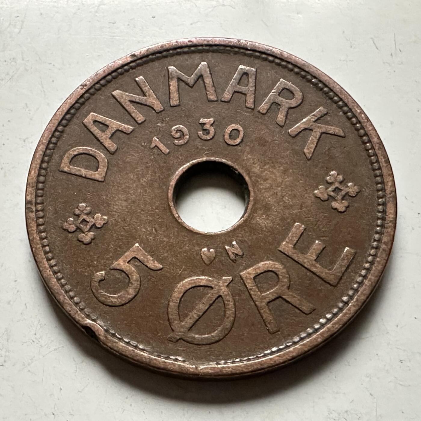 🌹外币初藏🌹🐯2026年第30场   每周二四六晚8️⃣点 接代拍 丹麦1930年五欧尔