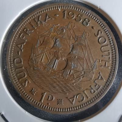 沼泽如烟--第1026场 - 南非1958年1便士