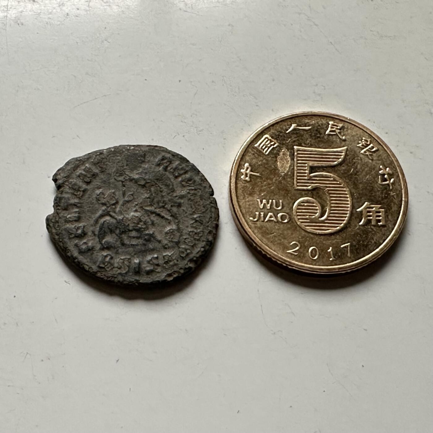 🌹外币初藏🌹🐯2026年第30场   每周二四六晚8️⃣点 接代拍 罗马帝国383-408年阿卡狄奥斯 小铜币 胜利女神 原品收藏