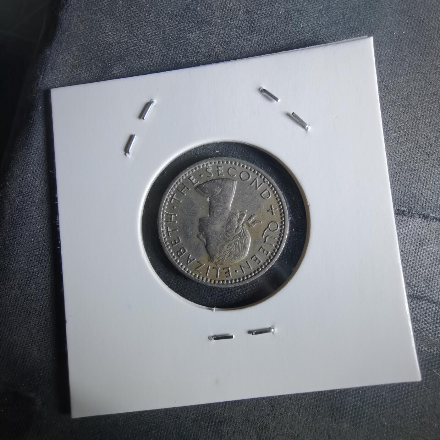 沼泽如烟--第1026场 新西兰1958年6便士