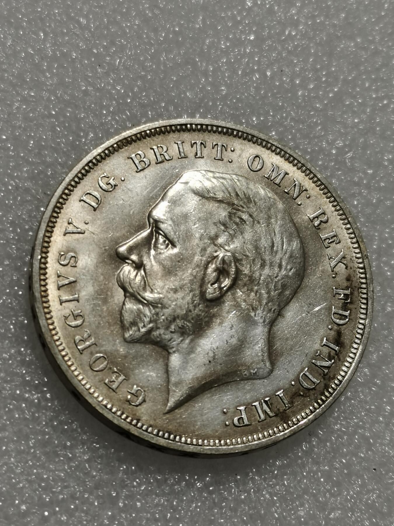 天下钱庄专场欢迎参拍 英国乔治五世木马剑银币