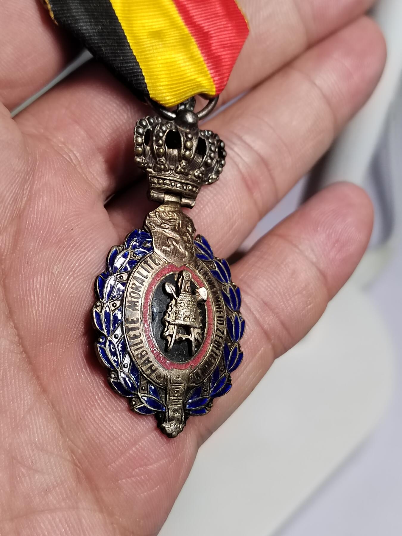 PCAI钱币  18-780  钱币证章邮票评级盒小专场 比利时奖章