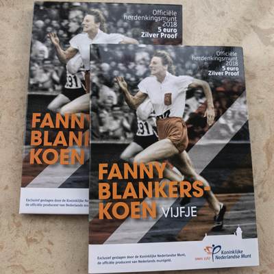 道一币馆币章第一百七十场 - 原包装 荷兰2018年田径运动员范妮·布兰克斯-科恩5欧元精制银币