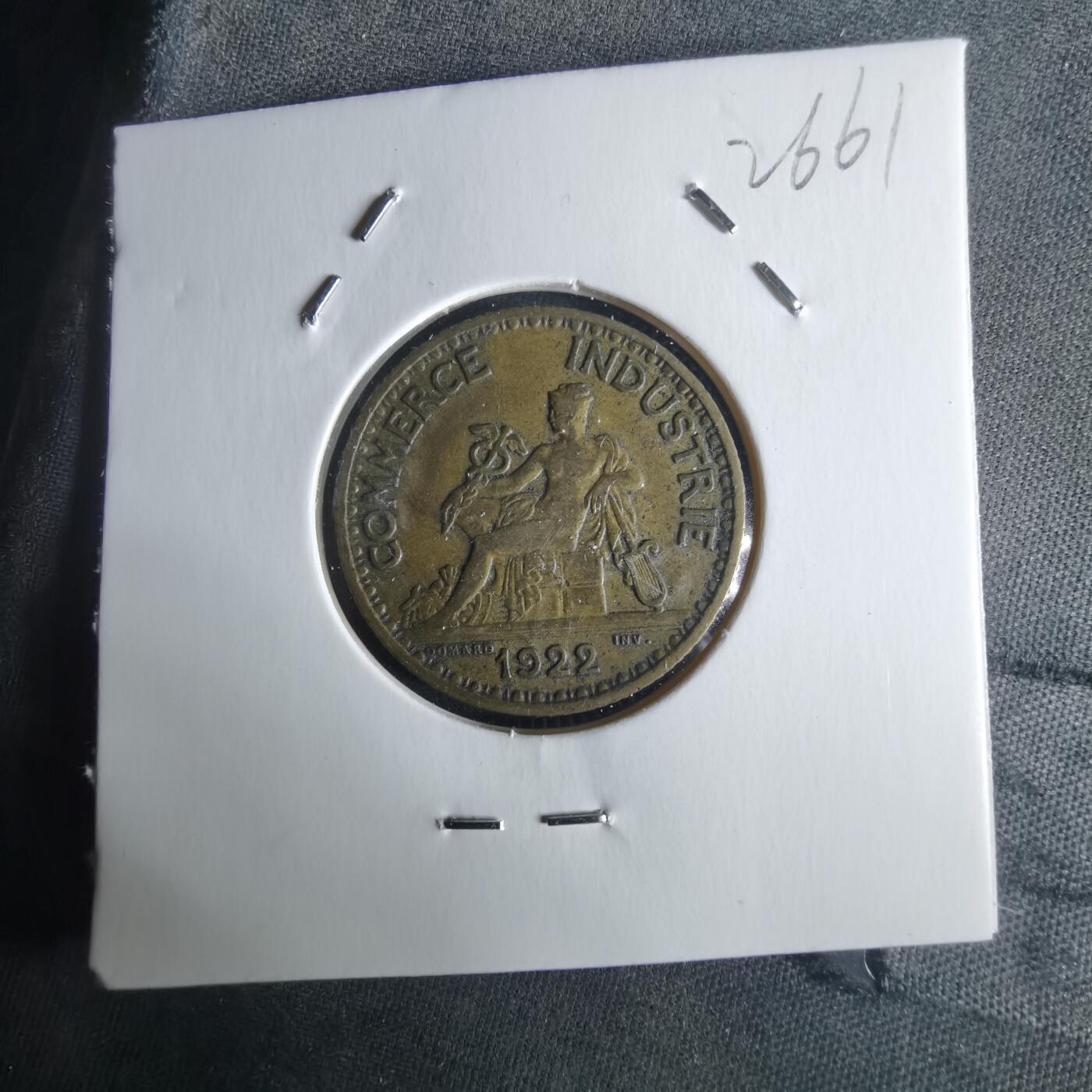 沼泽如烟--第1026场 法国1922年1法郎