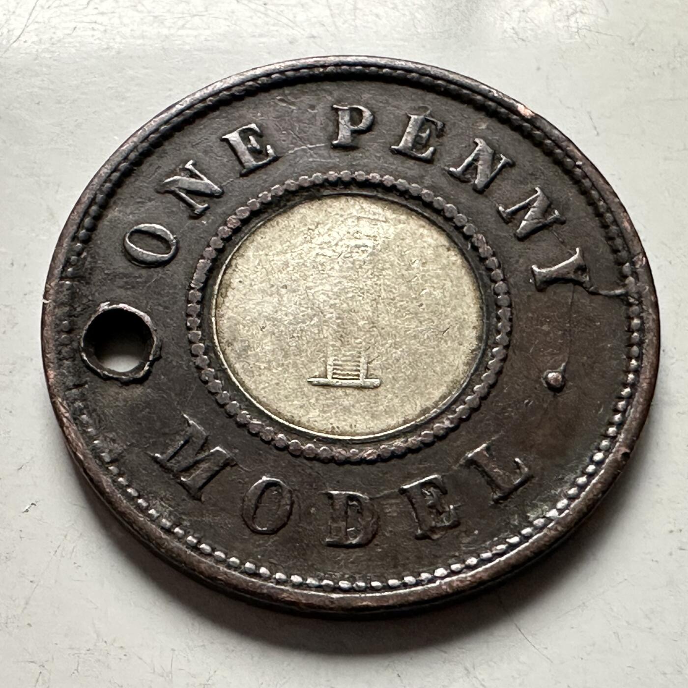 🌹外币初藏🌹🐯2026年第30场   每周二四六晚8️⃣点 接代拍 英国维多利亚一便士 银芯双色币 样币Model Penny