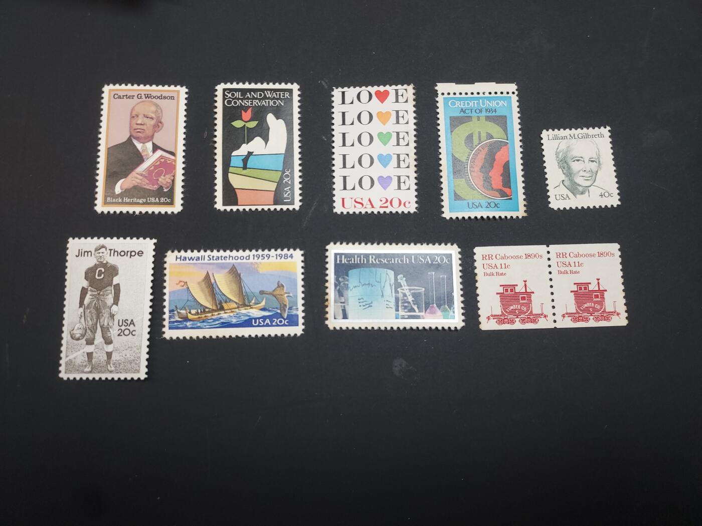 博彦收藏    3月25日 8点 外国邮票专场 美国邮票10枚，上品