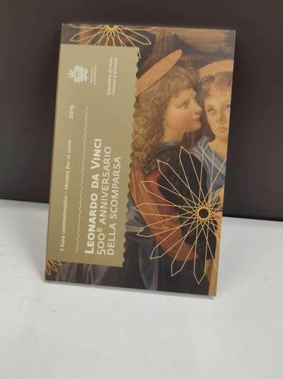 G&W世界散币，银币处理专场（第46场） - 圣马力诺2019年2欧元 意大利文艺复兴 莱昂纳多 达 芬奇 逝世500周年纪念