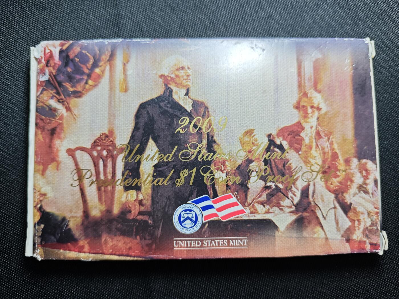 KK钱币收藏小铺   套币专场 2月预留时间 周末发货   美国1元总统精制纪念套币