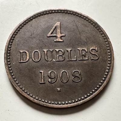 🌹外币初藏🌹🐯2026年第30场   每周二四六晚8️⃣点 接代拍 - 根西岛1908年4道布