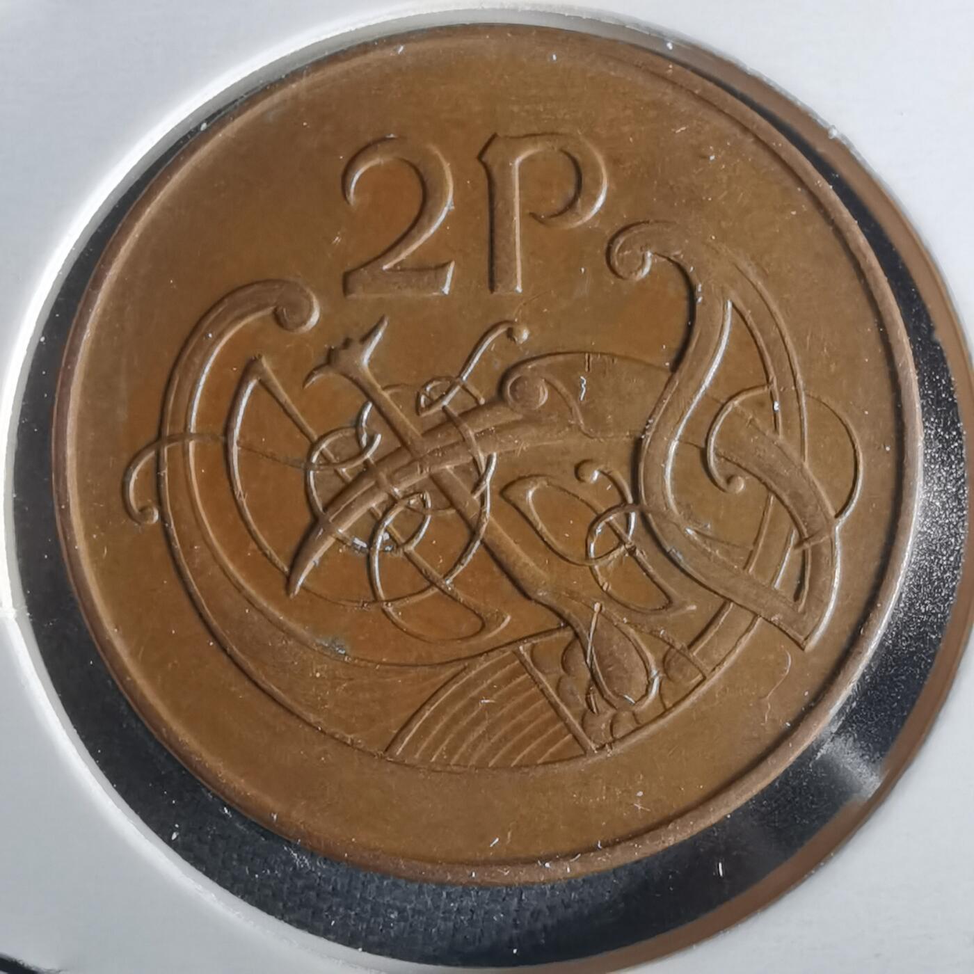 沼泽如烟--第1026场 爱尔兰1990年2便士