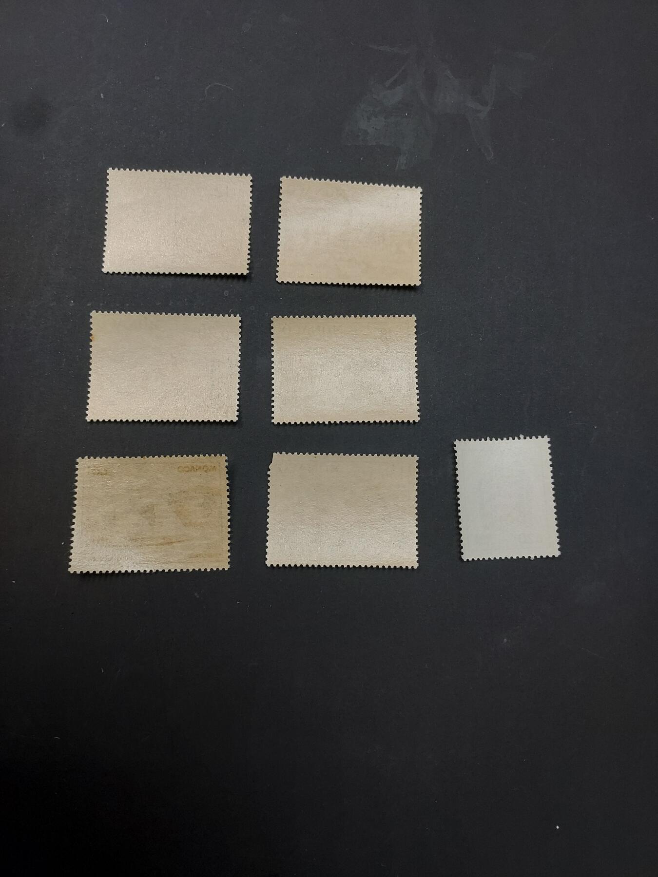 博彦收藏    3月25日 8点 外国邮票专场 摩纳哥邮票7枚，上品