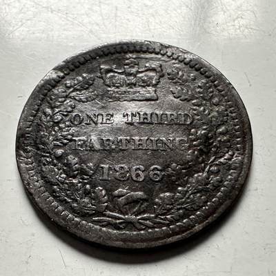 🌹外币初藏🌹🐯2026年第30场   每周二四六晚8️⃣点 接代拍 - 英国1866年维多利亚1/3法新