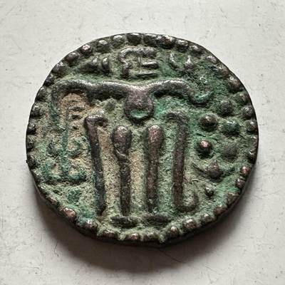 🌹外币初藏🌹🐯2026年第30场   每周二四六晚8️⃣点 接代拍 - 斯里兰卡11–12世纪 朱罗王朝 章鱼人 铜币 4.3克-19毫米