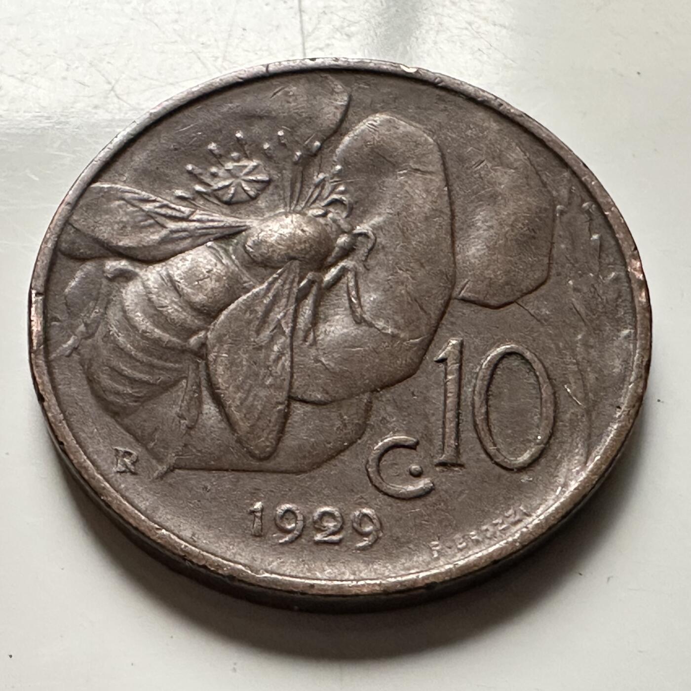 🌹外币初藏🌹🐯2026年第30场   每周二四六晚8️⃣点 接代拍 意大利1929年10分