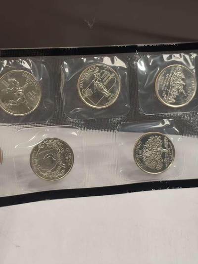 G&W世界散币，银币处理专场（第46场） - 美国1999年州币  5枚