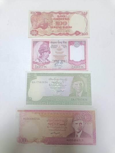 【20260319】非全新纸币和硬币第347场 - 外国4张纸币