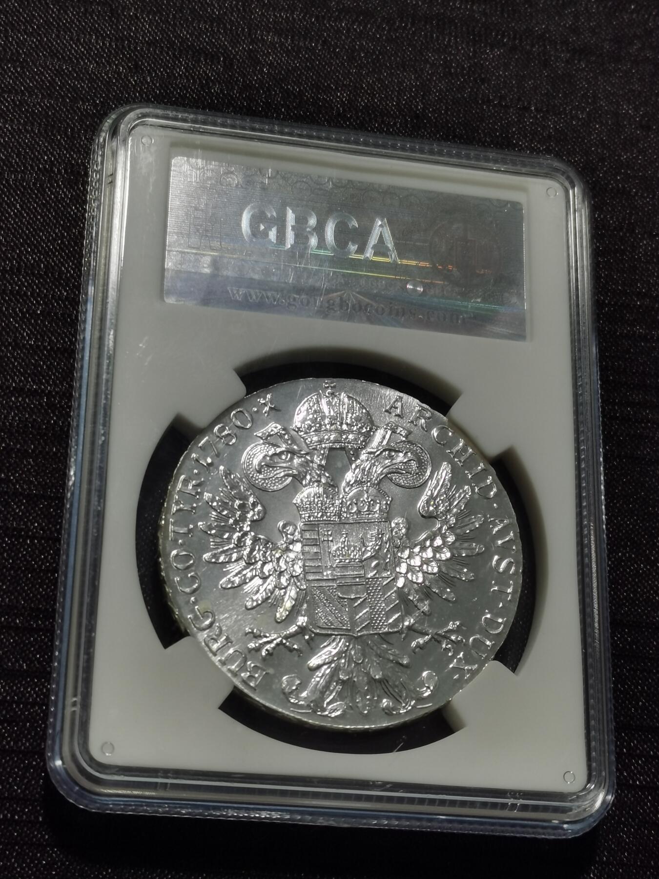 天下钱庄专场欢迎参拍 奥匈帝国大奶妈银币，官方后铸