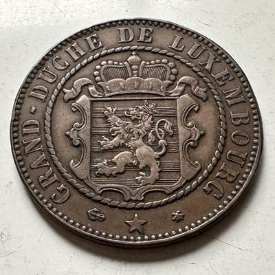 🌹外币初藏🌹🐯2026年第30场   每周二四六晚8️⃣点 接代拍 - 卢森堡1865年十分