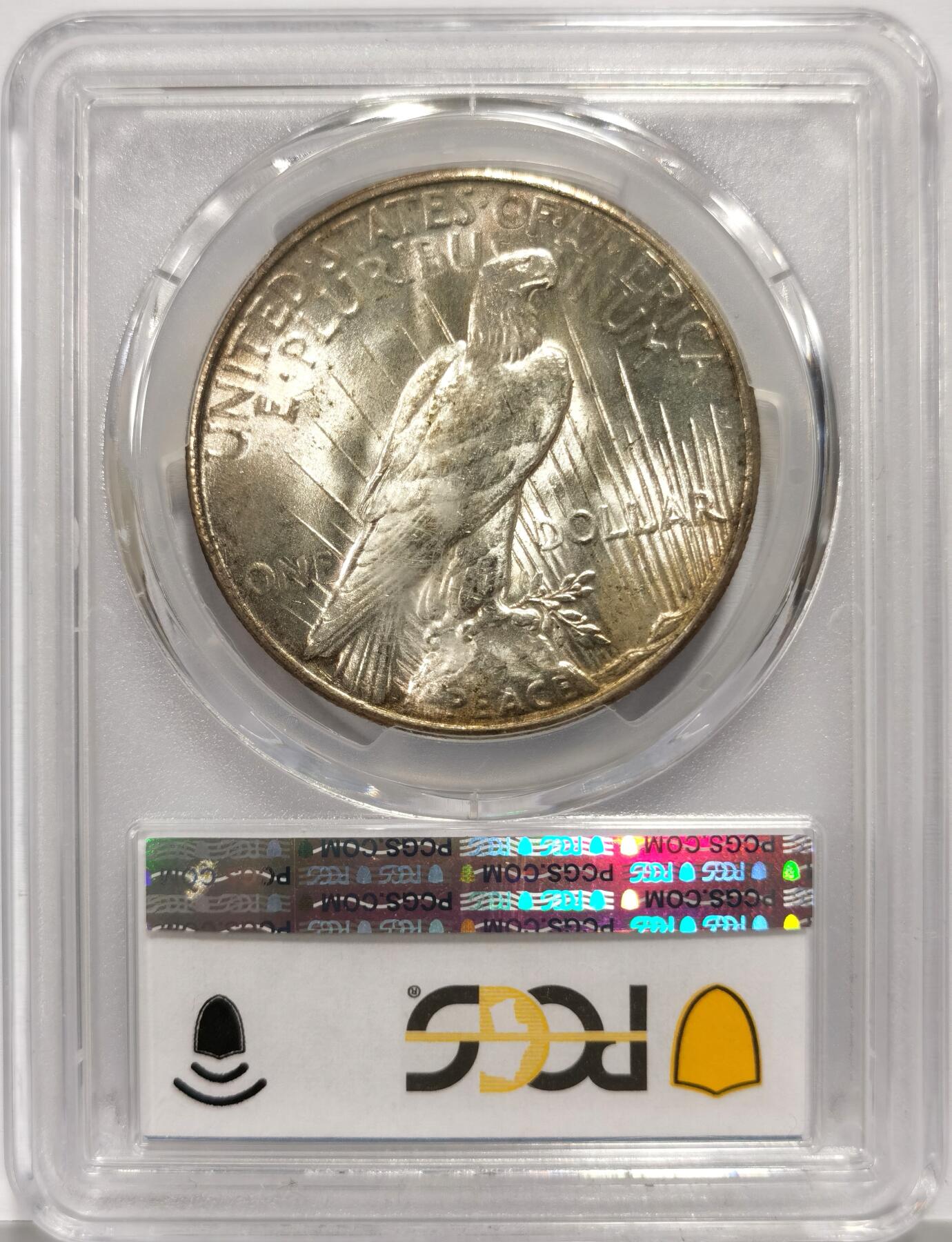 博洋堂世界钱币拍卖第165期（全场包邮） PCGS MS64 美国1935 和平 麦稀奇所见最高分 中国市场少见 此枚铸打精致 十字转光 底板光滑 双面覆盖老包浆 加分有望 难得一见的藏品