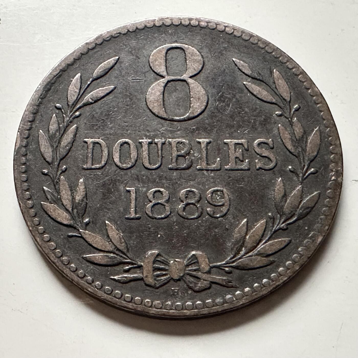 🌹外币初藏🌹🐯2026年第30场   每周二四六晚8️⃣点 接代拍 根西岛1889年8道布