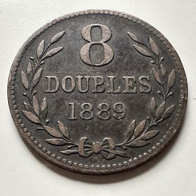 🌹外币初藏🌹🐯2026年第30场   每周二四六晚8️⃣点 接代拍 - 根西岛1889年8道布