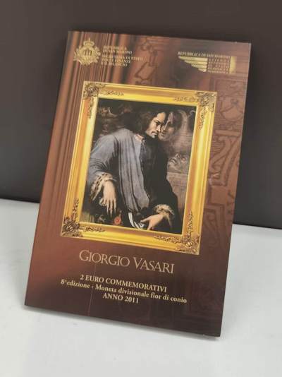 G&W世界散币，银币处理专场（第46场） - 圣马力诺2011年2欧元  意大利文艺复兴艺术史家  建造师 乔治奥 瓦萨里诞辰500周年纪念