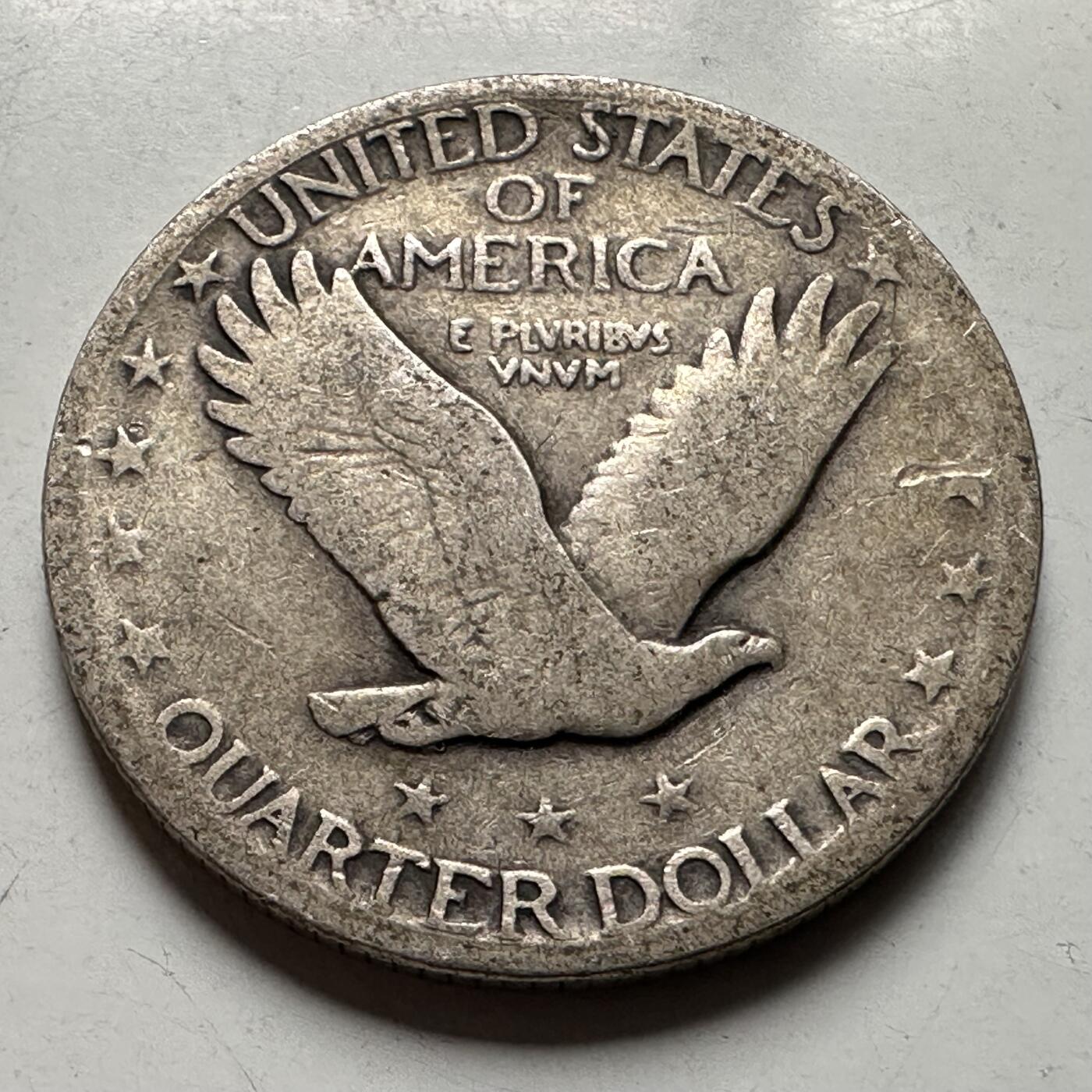 🌹外币初藏🌹🐯2026年第30场   每周二四六晚8️⃣点 接代拍 美国 自由女神 25美分 银币 90%银 6.25克 24.3毫米