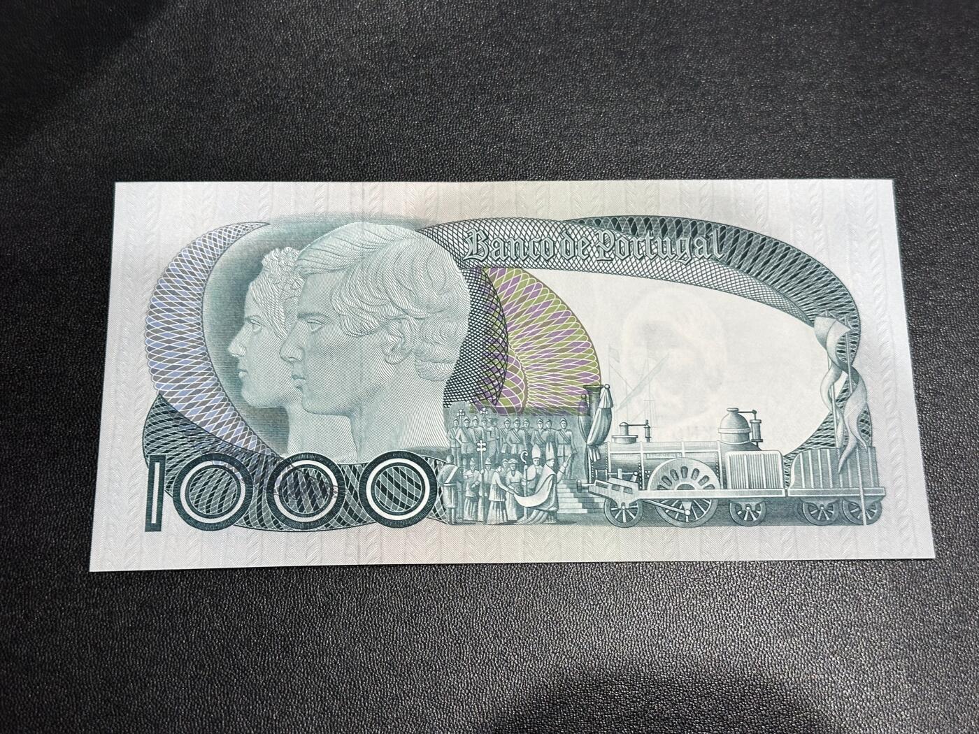 《外钞收藏家》第六百一十九期（精品场）（长期征集拍品、欢迎藏友们联系合作） 1980年葡萄牙1000 全新 号码无47靓号