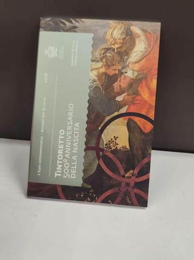 G&W世界散币，银币处理专场（第46场） - 圣马力诺2018年2欧元 意大利文艺复兴 画家丁脱列脱诞辰500周年纪念
