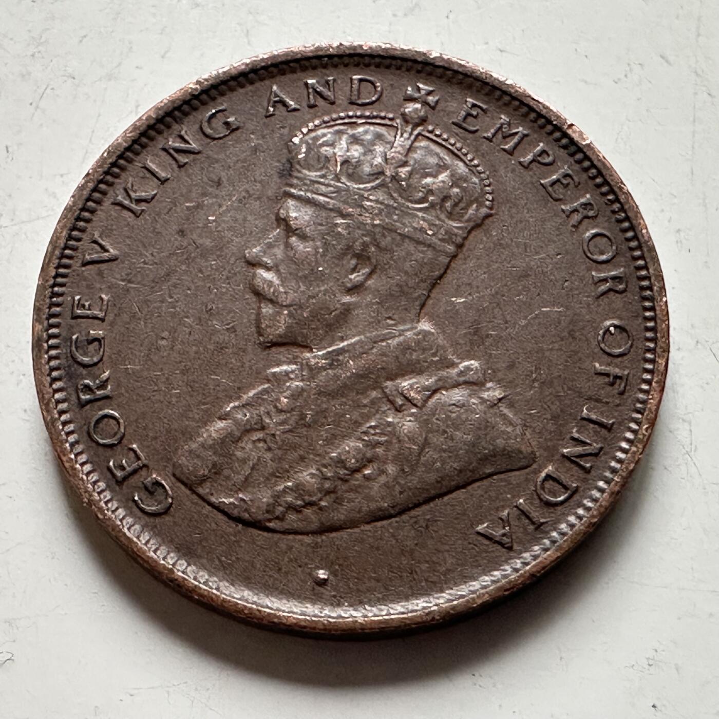 🌹外币初藏🌹🐯2026年第30场   每周二四六晚8️⃣点 接代拍 锡兰1914年乔治五世1分铜币