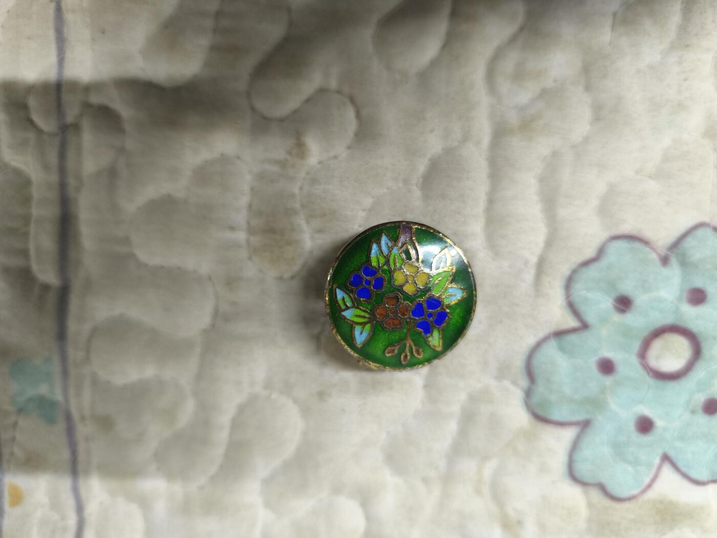 海外回流精品专场 3.22 日本回流创汇时期圆形景泰蓝小盒