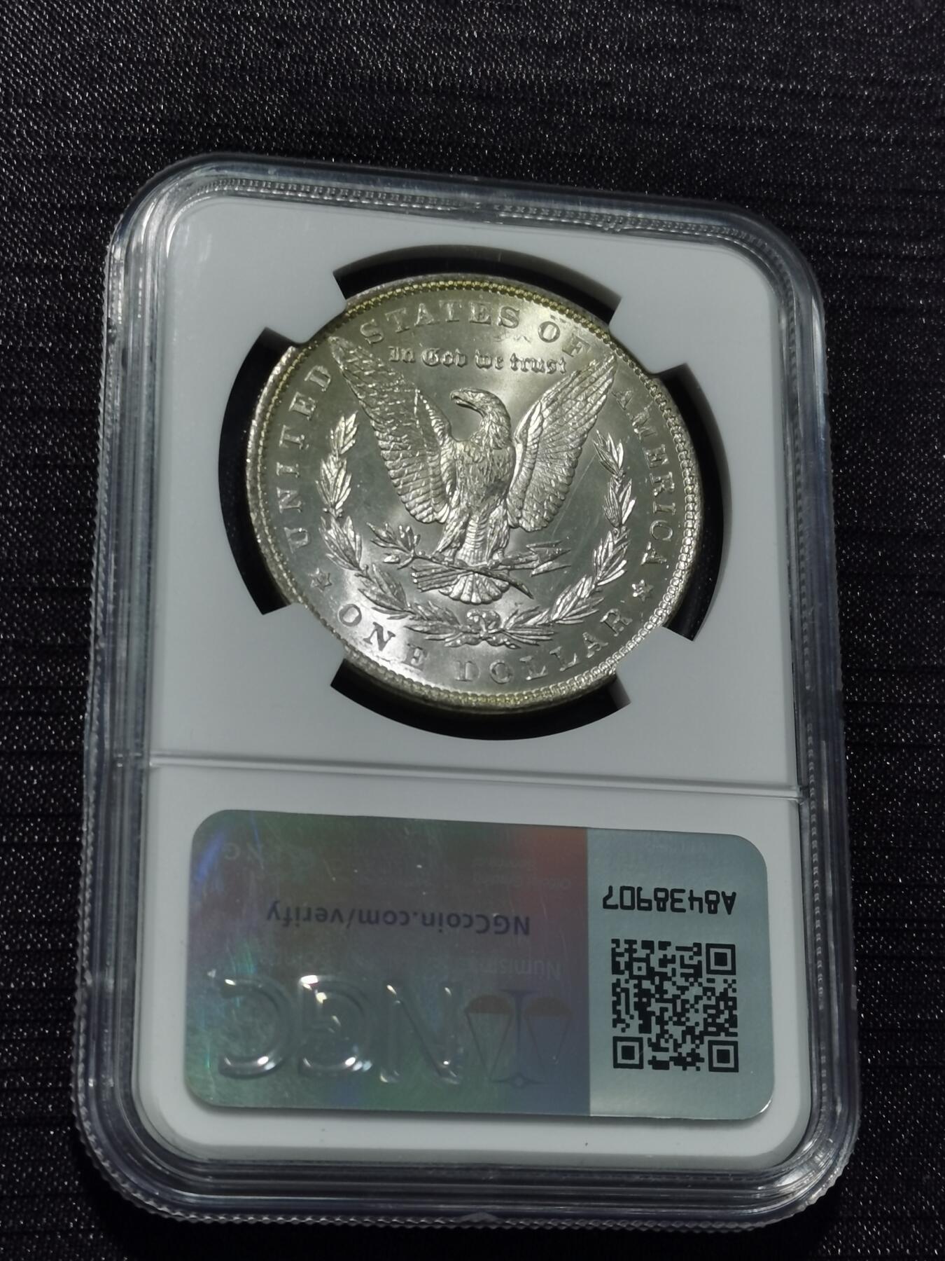 天下钱庄专场欢迎参拍 NGC MS62 1886美国摩根一美元银币