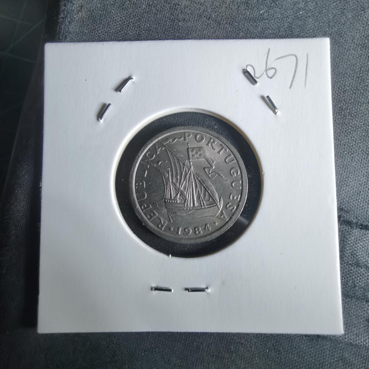 沼泽如烟--第1026场 葡萄牙1984年2.5埃斯库多