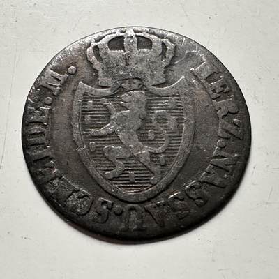 🌹外币初藏🌹🐯2026年第30场   每周二四六晚8️⃣点 接代拍 - 18世纪 拿骚-萨尔布吕肯 1/2克鲁泽 银币 18mm