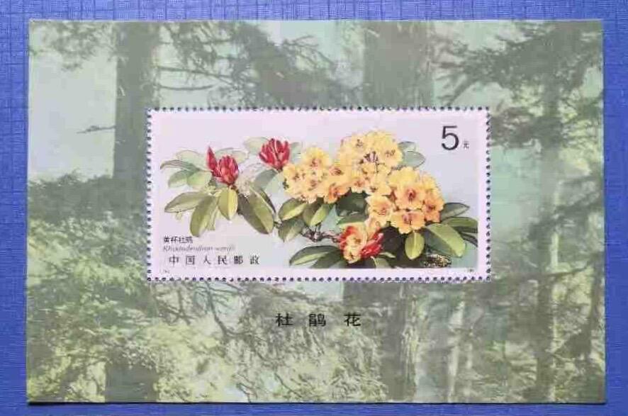 1991年“杜鹃花”小型张1枚。