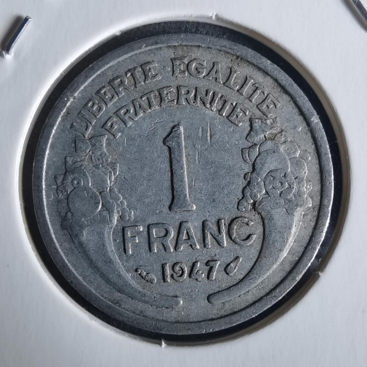 沼泽如烟--第1026场 法国1947年1法郎