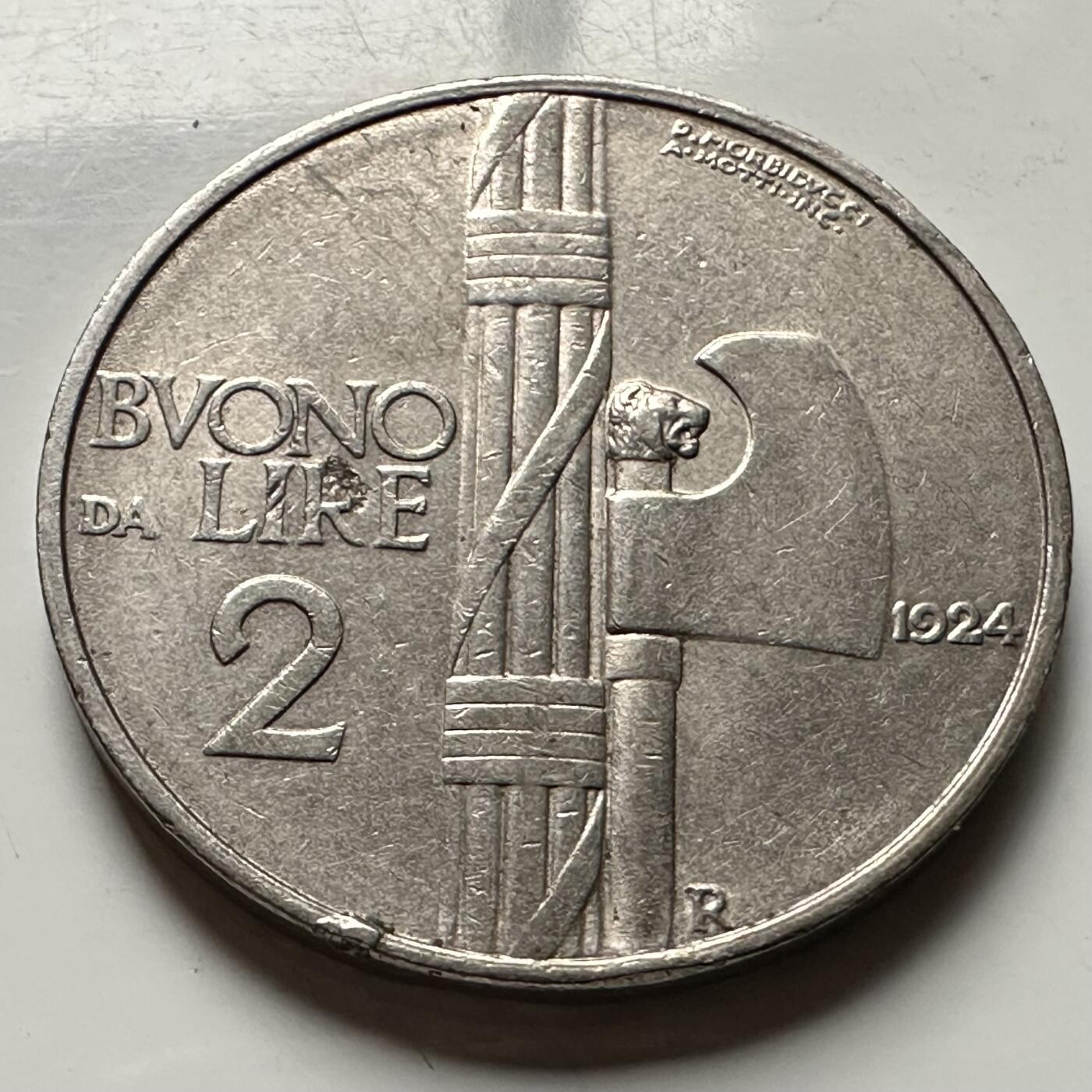 🌹外币初藏🌹🐯2026年第30场   每周二四六晚8️⃣点 接代拍 意大利1924年2里拉