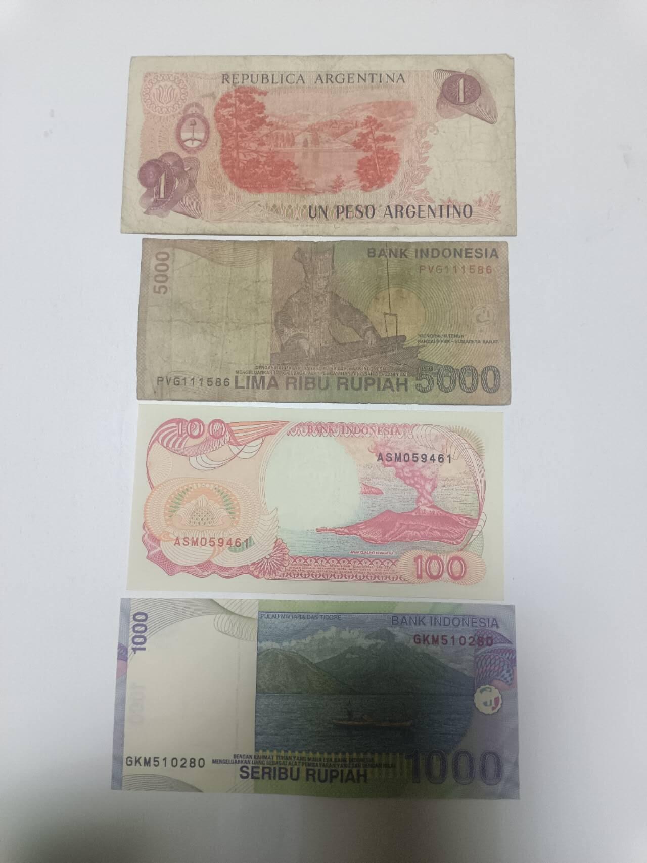 【20260319】非全新纸币和硬币第347场 外国4张纸币