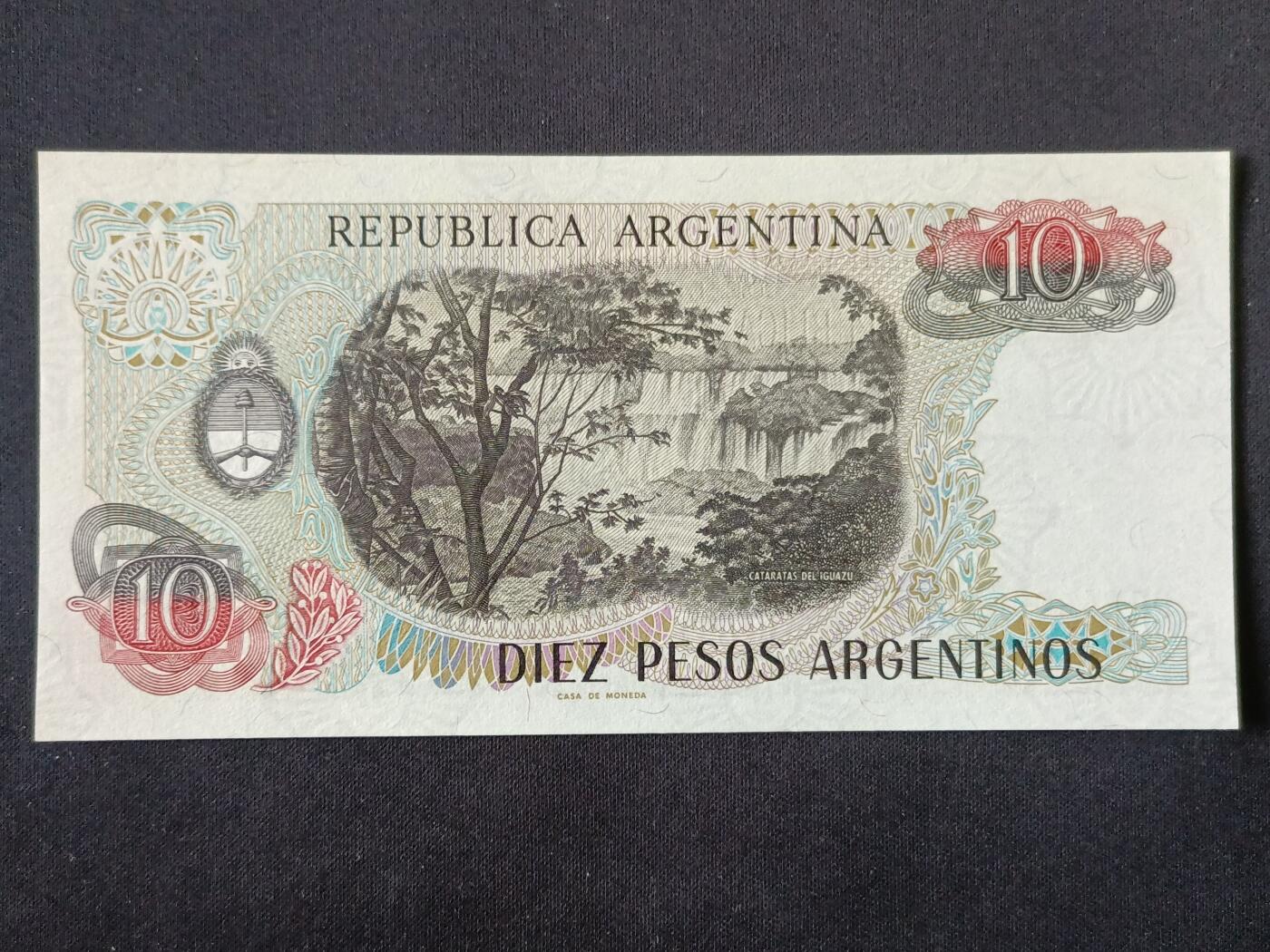 【游宝拍卖】丙午马年第13期 阿根廷-10比索【圣马丁版 全新UNC】