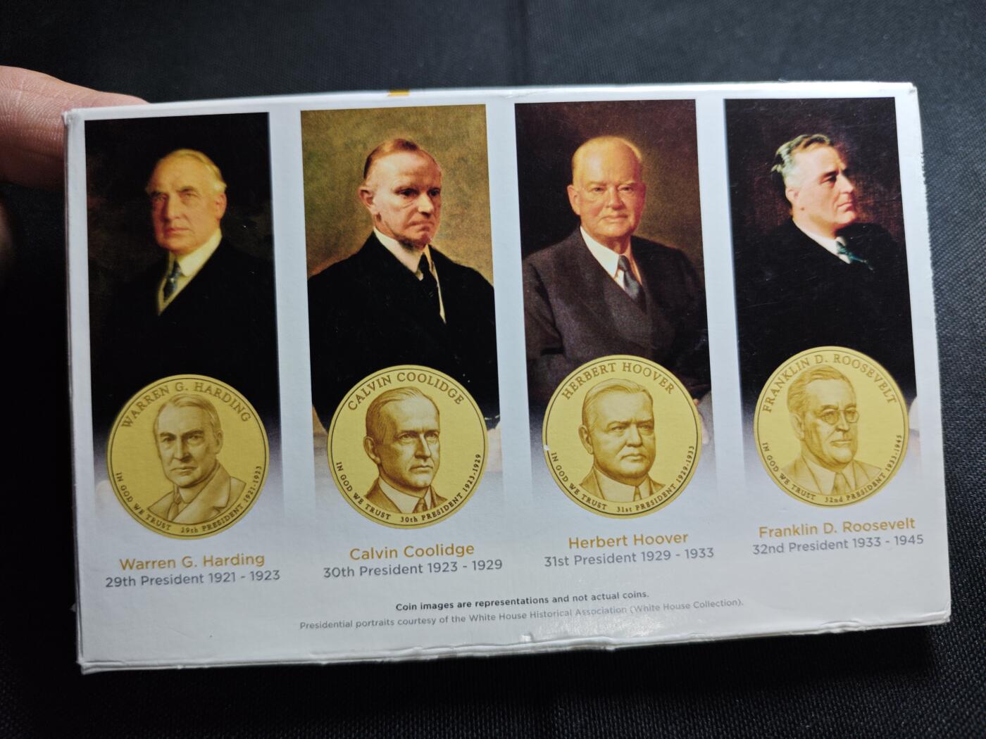 KK钱币收藏小铺   套币专场 2月预留时间 周末发货  美国1元总统精制纪念套币