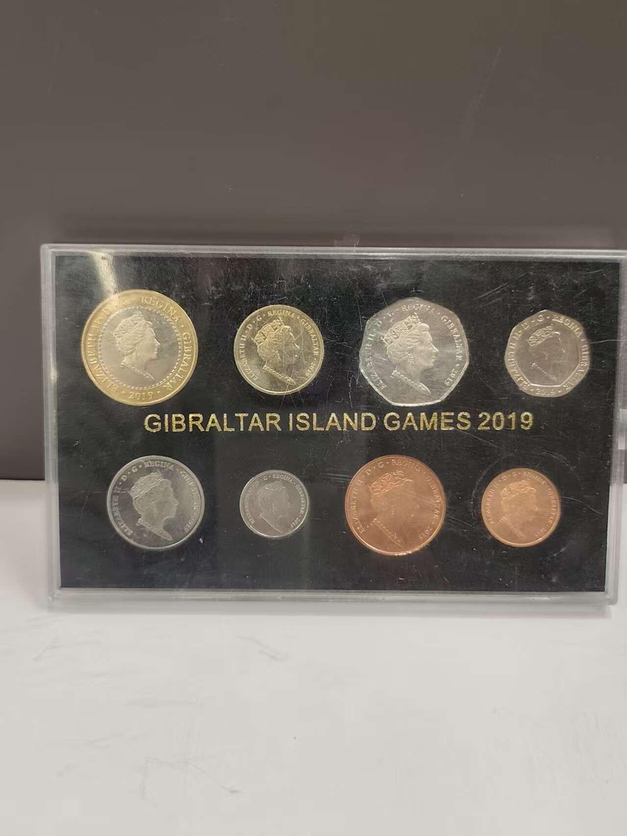 G&W世界散币，银币处理专场（第46场） 直布罗陀2019年8枚套