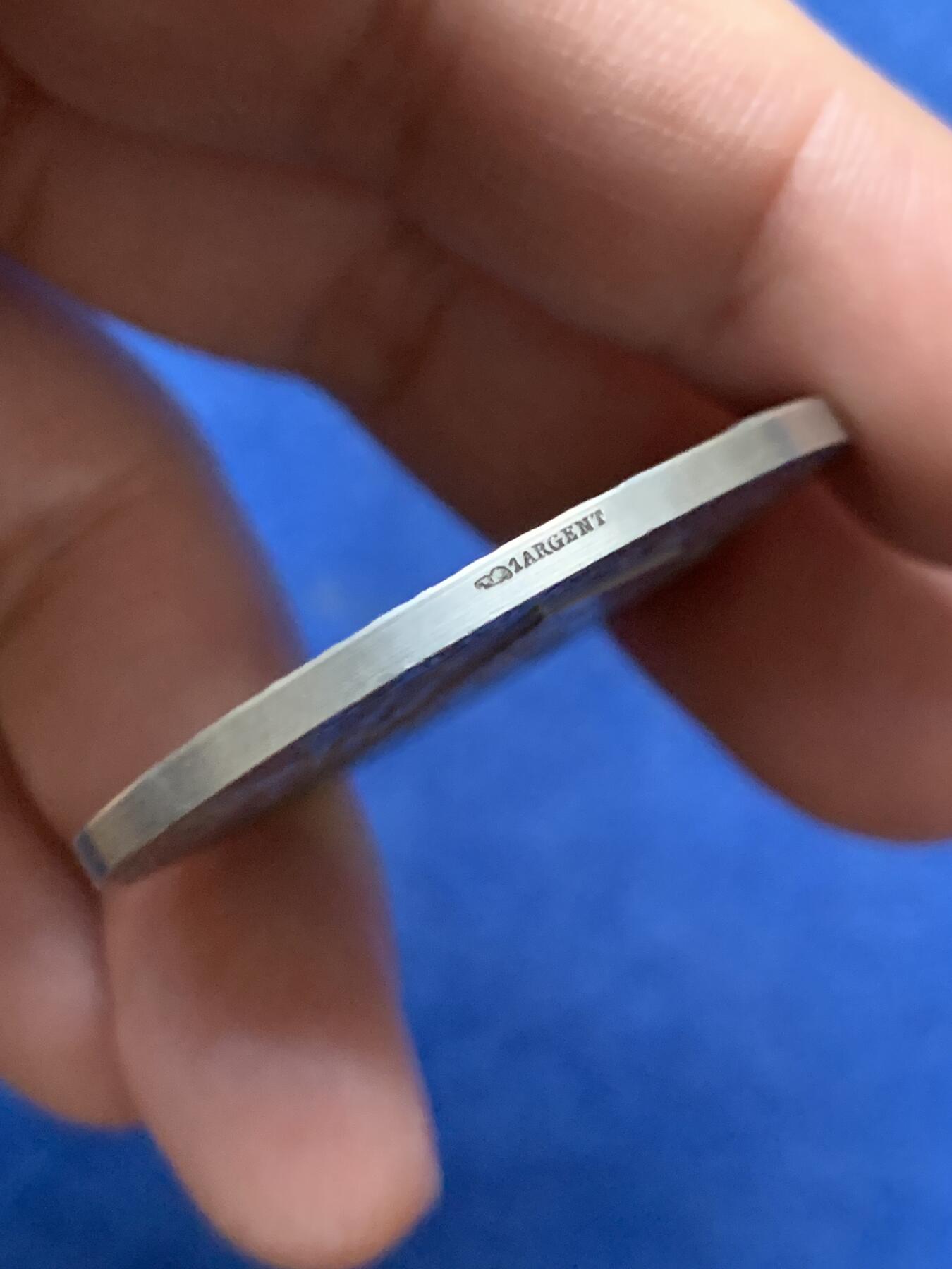 《竞宝斋》第472场 周日，周一，周二 3场连拍 （全场包邮）欢迎送拍 法国A.Dubois 巴黎中央马术比赛银章，35.9g，40.2mm，丰饶角1argent边铭