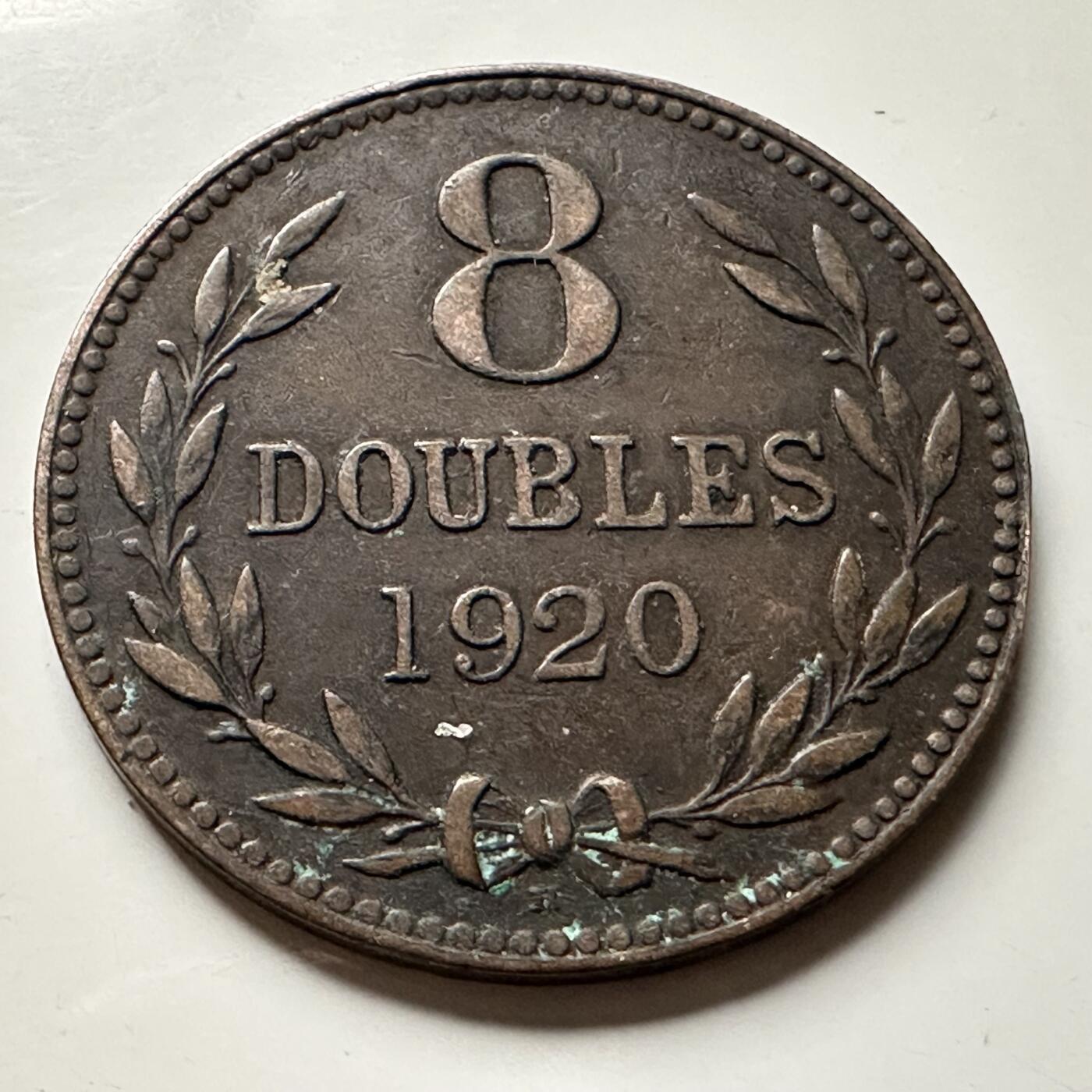 🌹外币初藏🌹🐯2026年第30场   每周二四六晚8️⃣点 接代拍 根西岛1920年8道布