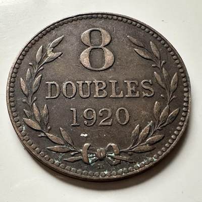 🌹外币初藏🌹🐯2026年第30场   每周二四六晚8️⃣点 接代拍 - 根西岛1920年8道布