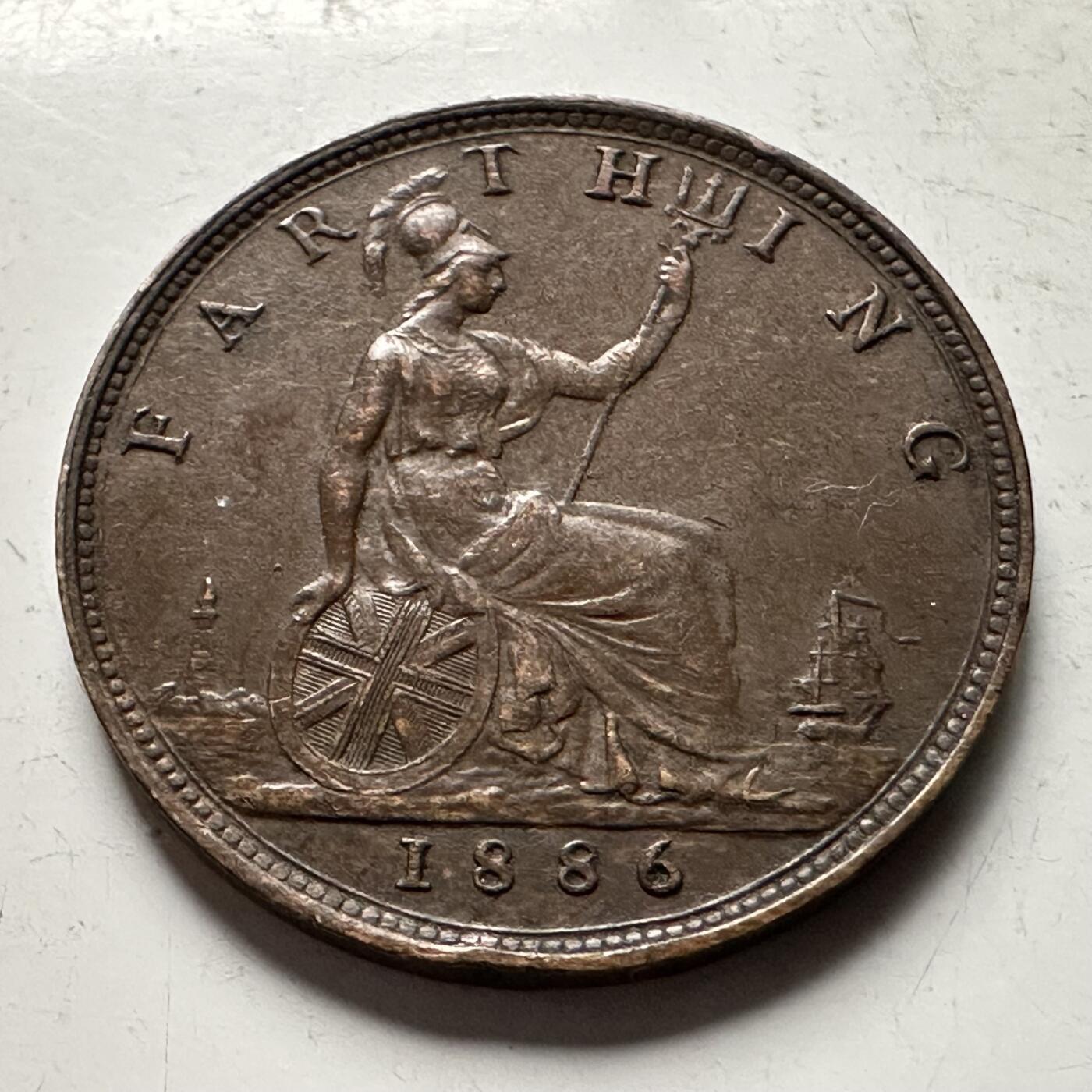 🌹外币初藏🌹🐯2026年第30场   每周二四六晚8️⃣点 接代拍 英国1886年维多利亚 1法新 细节好